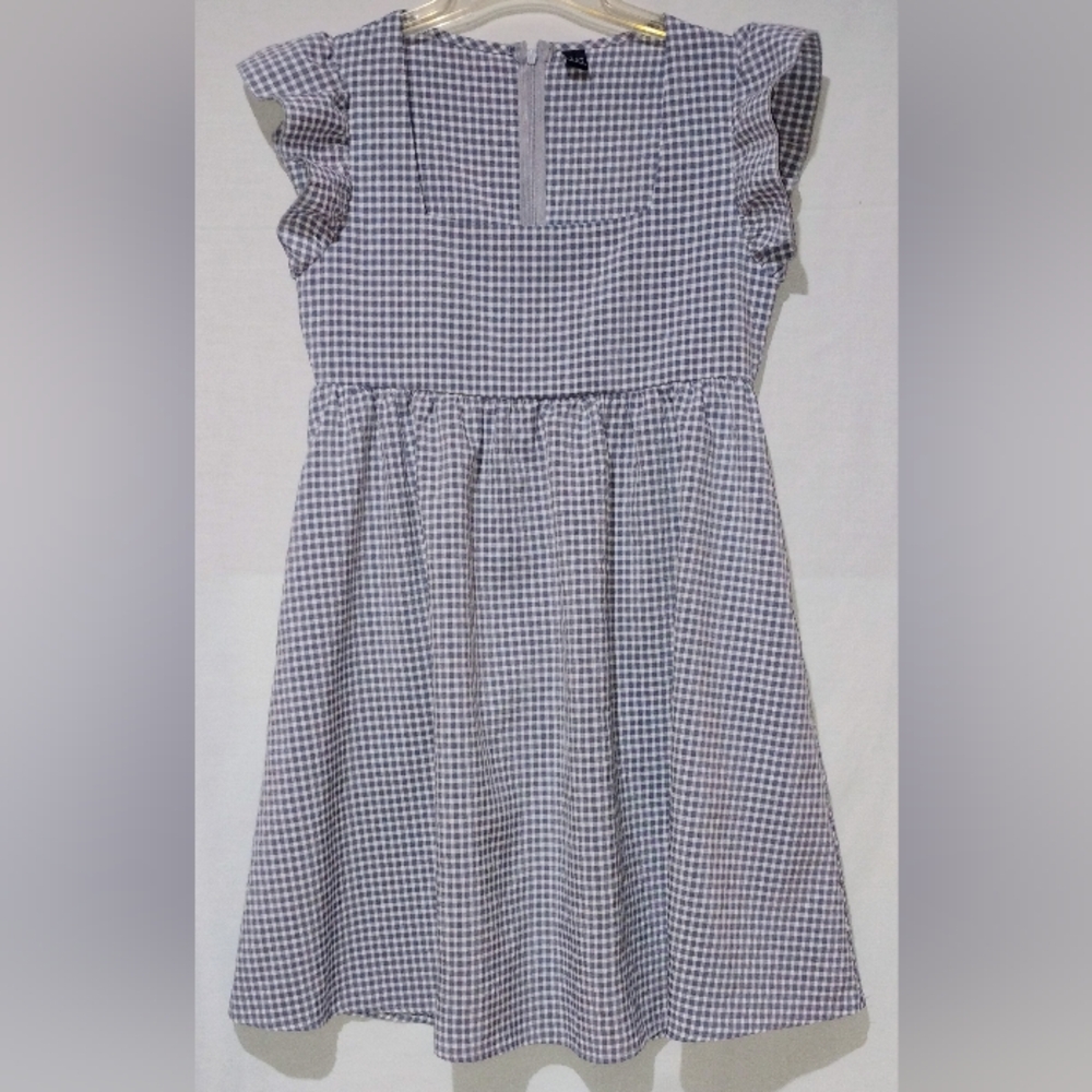 Women's Blue Gingham Dress